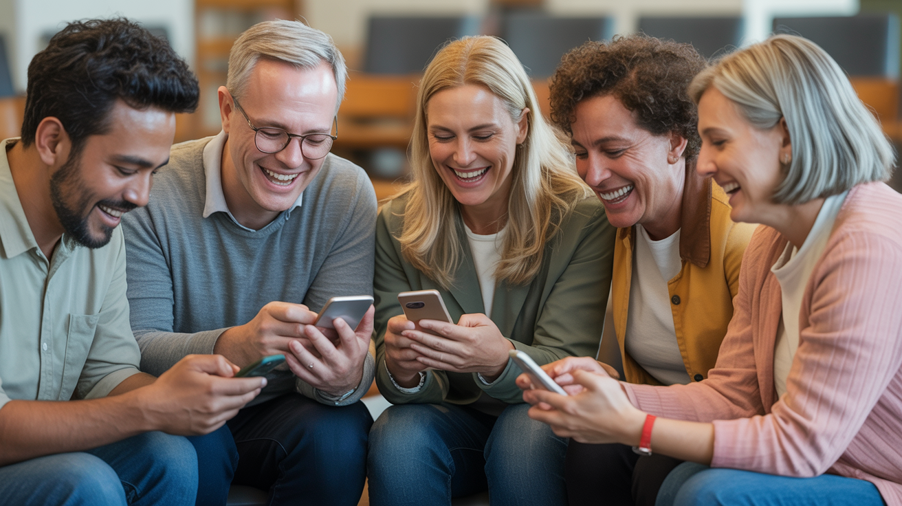 Church small group connecting together